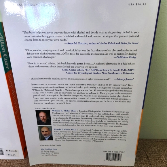 2 books on quitting alcohol. NEW CONDITION. - Picture 2 of 5